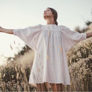 Kara‎ Thoms Women's The aster Dress Khaki Size XS